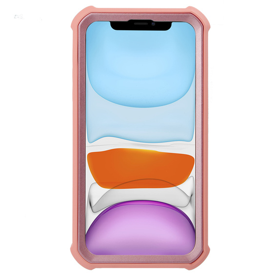 Бронированный чехол для iPhone 11, Dexnor Full Body, розовый rose gold
