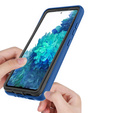 Чехол для Samsung Galaxy S20 FE, Shockproof, с пленкой, темно-синий