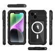 IP68 Водонепроницаемый чехол для iPhone 14, SHELLBOX MagSafe, чёрный