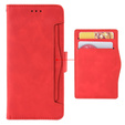 Откидной чехол для Tecno Pova 5 Pro 4G, Card Slot, красный