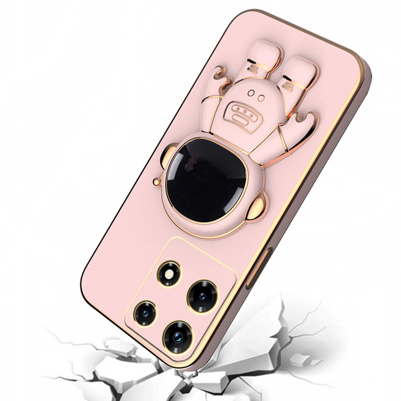 Чoхол до Infinix Note 30 Pro, Astronaut, рожевий