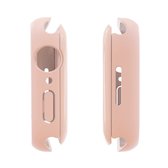 2в1 чехол и защитное стекло для часов Apple Watch 7/8/9 45mm, Pink