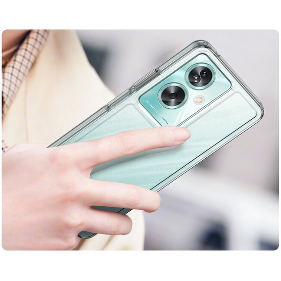 Чехол до Oppo A79 5G, Fusion Hybrid, прозрачный