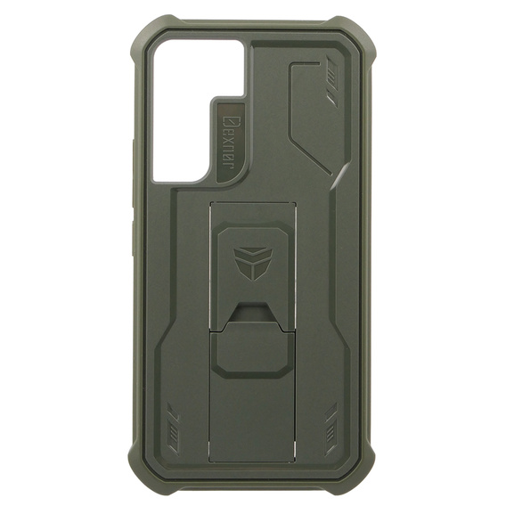 Бронированный чехол для Samsung Galaxy S22, Dexnor Full Body, зелёный