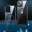 Чехол до iPhone 14 Pro, ERBORD Hybrid MagSafe Case, чёрный