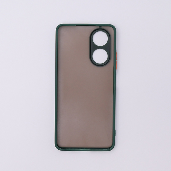 Тонкий чохол до Oppo A78 5G, Slim, прозорий / зелений