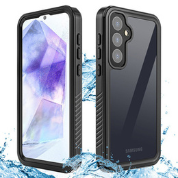 IP68 водонепроникний чохол для Samsung Galaxy A55 5G, Redpepper, чорний