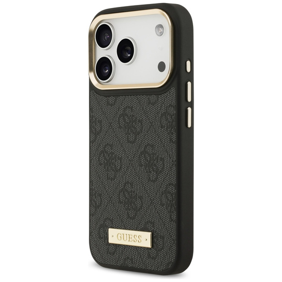 Чохол GUESS 4G Logo Plate MagSafe для iPhone 17 Pro