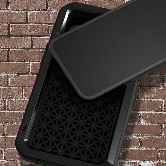 Чехол Love Mei до iPhone 13 mini, armored with glass, чёрный