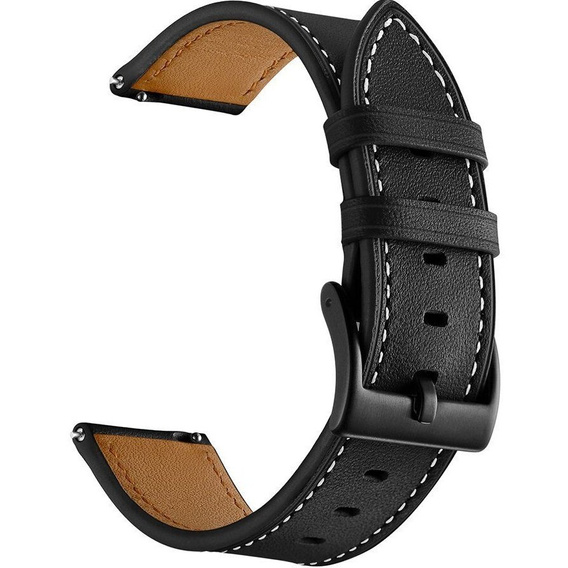 Кожаный ремень   Herms  для Galaxy Watch 42mm - black
