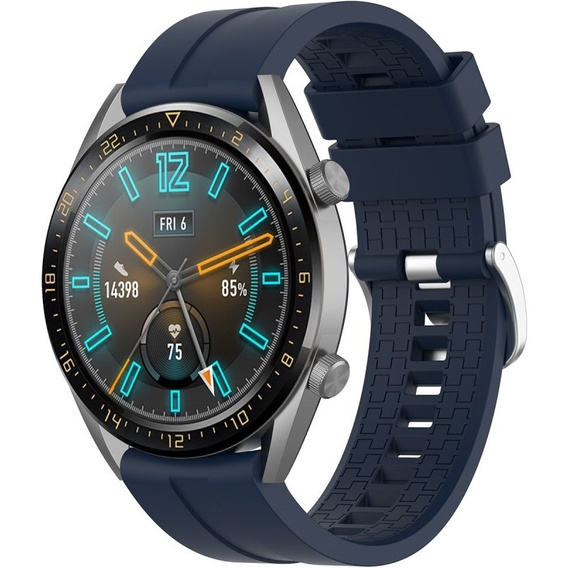 Силіконовий  ремінець для годинника Huawei Watch GT / Watch GT2, Dark blue