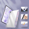 Чехол для Samsung Galaxy Tab S10 Lite / S10 FE / S9 FE, Smartcase Hybrid, с местом для стилуса, Marble фиолетовый