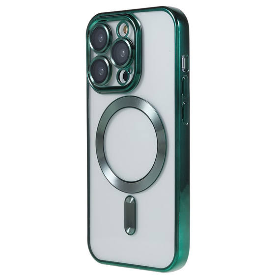 Чехол до iPhone 13 Pro, MagSafe Hybrid, зелёный