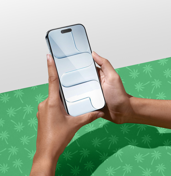 Закаленное стекло 5D Full Glue Smart Palm для iPhone Air