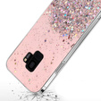 Чoхол до Samsung Galaxy S9, Glittery, рожевий