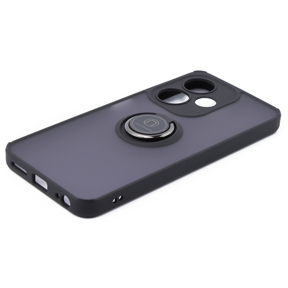 Чехол для Infinix Hot 30i, Frosted Ring, чёрный