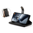 Откидной чехол для Xiaomi 14T Pro, Wallet Zipper Pocket, чёрный