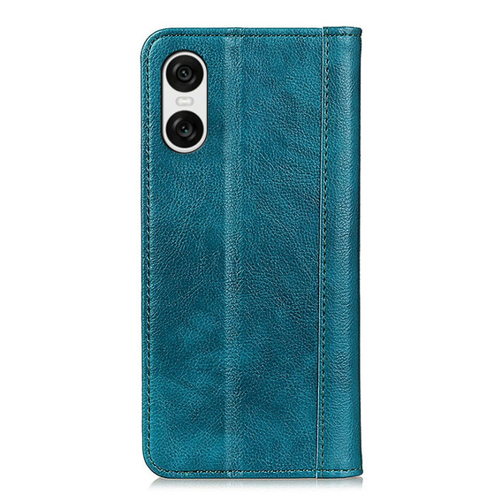 Флип-кейс для Sony Xperia 10 VI, Split Leather, зелёный