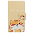 Откидной чехол для Xiaomi Redmi 13C / Poco C65, Wallet, Akita Dog, кремового цвета