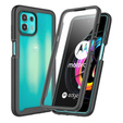 Чoхол Shockproof до Motorola Edge 20 Lite, із захисним екраном, м'яти