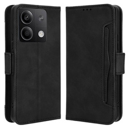 Футляр з клапаном для Xiaomi Redmi Note 13 5G, Card Slot, чорний