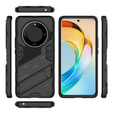 Чохол для Honor Magic 6 Lite 5G, Military kickstand, чорний