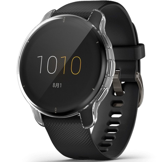 Чехол 2в1 с защитой экрана для часов Garmin Venu 2 Plus, Transparent