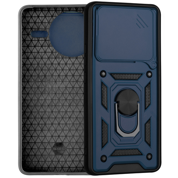 Чехол NOX Camera Slide Xiaomi Poco F7 Pro, CamShield Slide, синий