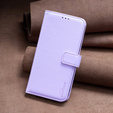 Чохол-книжка для Samsung Galaxy S23 FE, BINFEN Wallet, фіолетовий + скло 9H