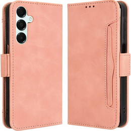 Футляр з клапаном для Samsung Galaxy A16, Card Slot, рожевий