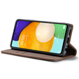 Чехол CASEME для Samsung Galaxy A53 5G, Leather Wallet Case, кофе