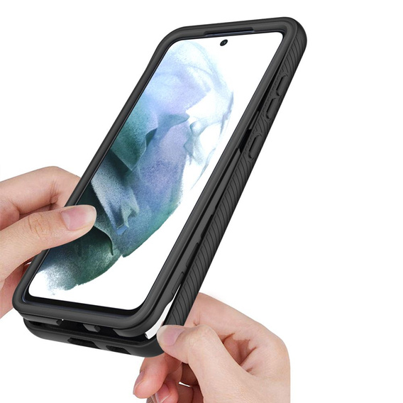 Чехол для Samsung Galaxy S21 FE, Shockproof, с пленкой, синий