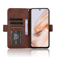 Футляр з клапаном для Xiaomi Redmi 13, Card Slot, коричневий