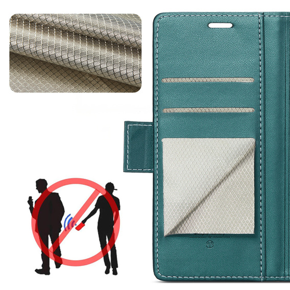 Чехол-флип CASEME Litchi Wallet для Samsung Galaxy Z Fold7 5G