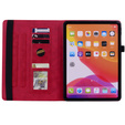 чехол-крышка для Lenovo Tab M11, flower, красный