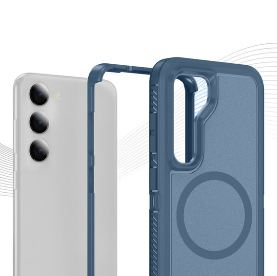 Чохол з рамкою для Samsung Galaxy S23 FE, для MagSafe, м'яти