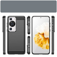 Чехол до Huawei P60 / P60 Pro, Carbon, чёрный