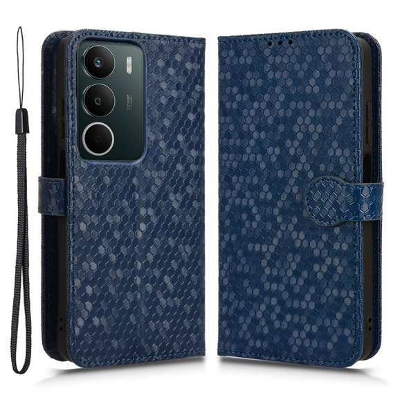 Флип-кейс для Realme C71, Wallet Rhombus, синий