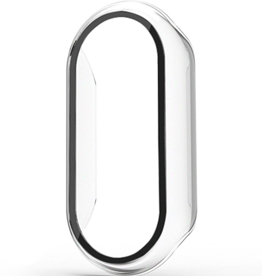Чехол 2 в 1 + закаленное стекло для Xiaomi Smart Band 10 / 9 / 8, прозрачный