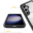 Чoхол Shockproof до Samsung Galaxy S24 FE, із захисним екраном, чорний