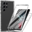 Чехол для Samsung Galaxy S24 Ultra, Shockproof, с пленкой, прозрачный