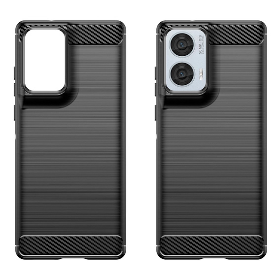 Чoхол до Motorola Edge 50 Fusion 5G, Carbon, чорний