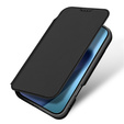 Чехол Dux Ducis для iPhone Air, Skin Pro, с клапаном, со слотом для карт, черный
