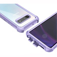 Чoхол до Samsung Galaxy S10 Plus, Dexnor Full Body Rugged, прозорий / фіолетовий
