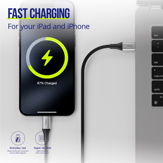 Адаптер HOCO - USB-C TYPE-C на Lightning, Black