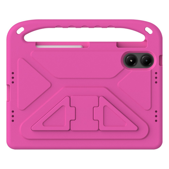 Детский чехол для Xiaomi Redmi Pad Pro / Xiaomi Poco Pad, с ручкой, розовый