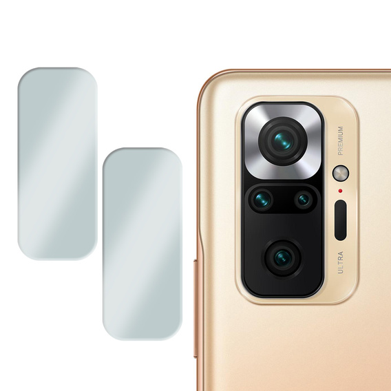 2x закаленное стекло ERBORD для камеры Xiaomi Redmi Note 10 Pro