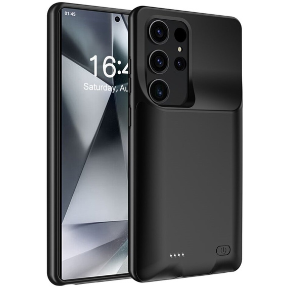 Чохол з батареєю 4800mAh до Samsung Galaxy S23 Ultra, Black