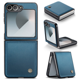 Чохол для Samsung Galaxy Z Flip7 FE / Z Flip6, CASE Litchi Leather, м'яти