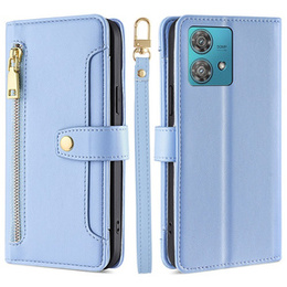 Чохол-книжка для Motorola Edge 40 Neo, Wallet Zipper Pocket, м'яти
